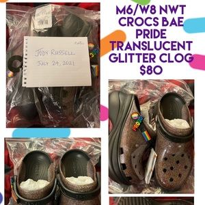 Crocs Bae Pride Translucent Clog (SIZE: M6/W8)